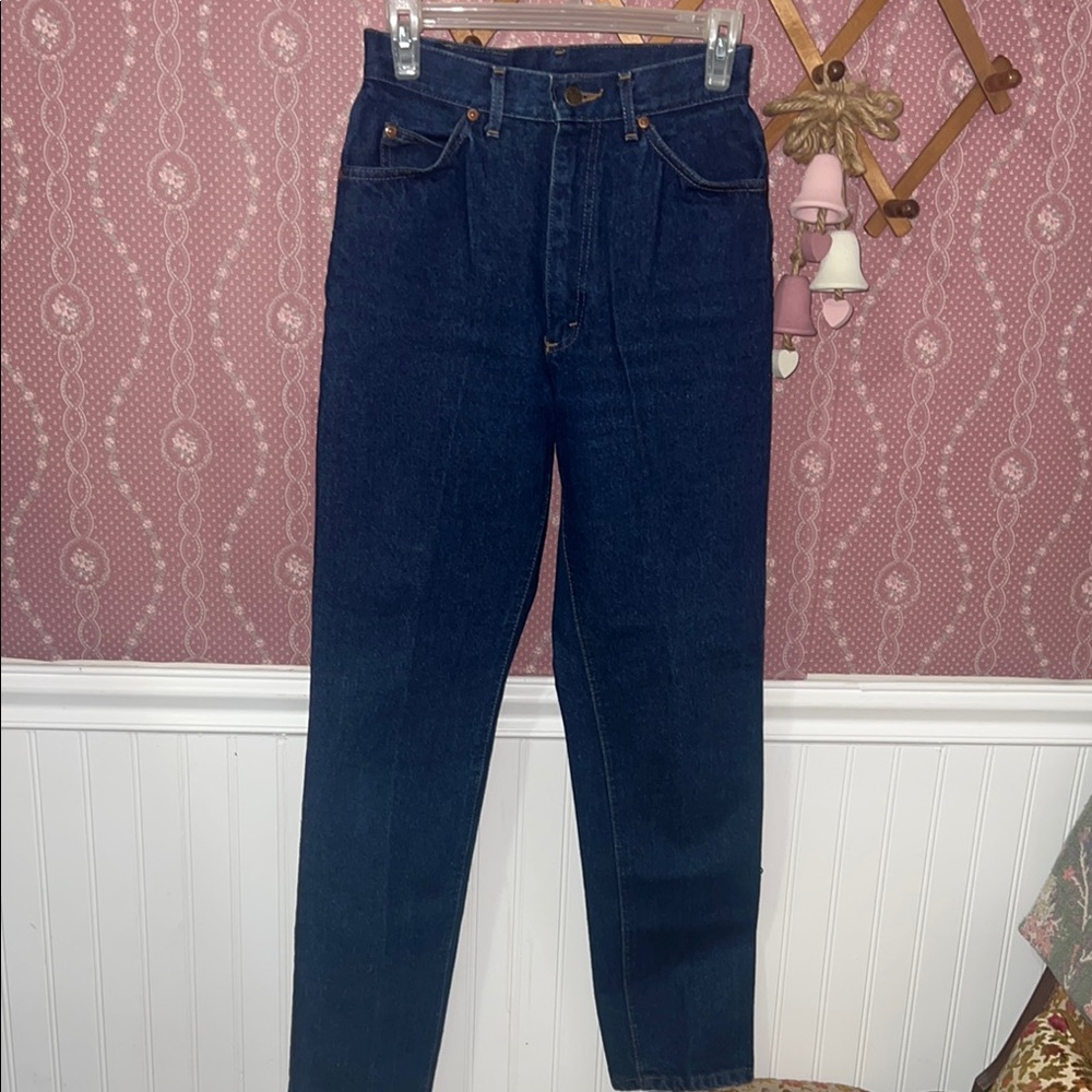 Lee Women's High Rise Dark Blue Jeans